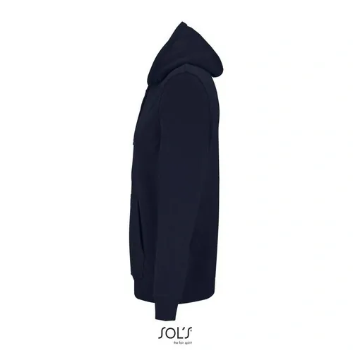Sudadera unisex con cremallera y capucha orgánica 280GSM ref S04237 - French Marino Side