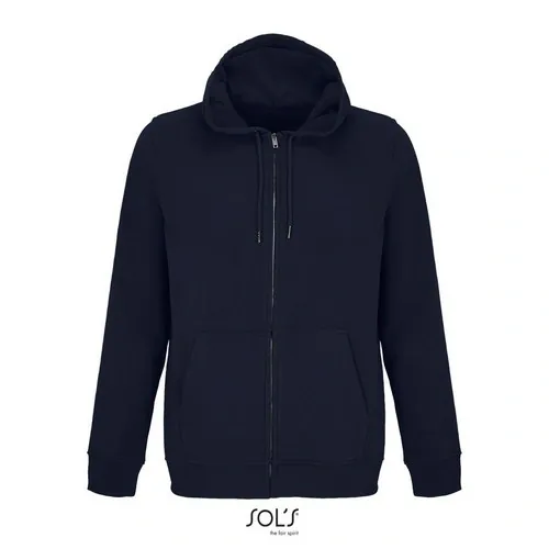Sudadera unisex con cremallera y capucha orgánica 280GSM ref S04237 - French Marino