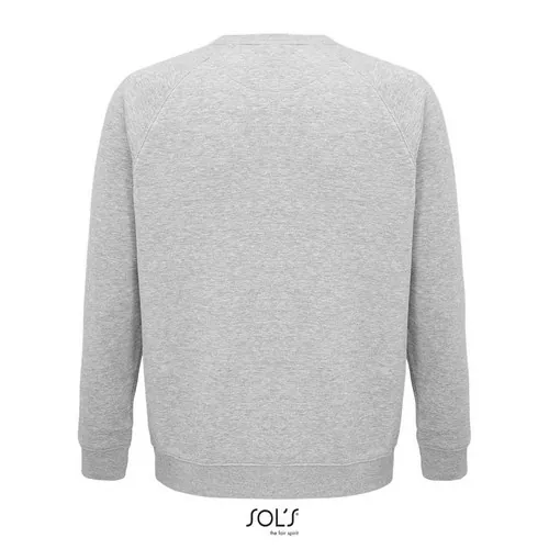 Sudadera unisex de cuello redondo con algodón orgánico 280GSM ref S03567