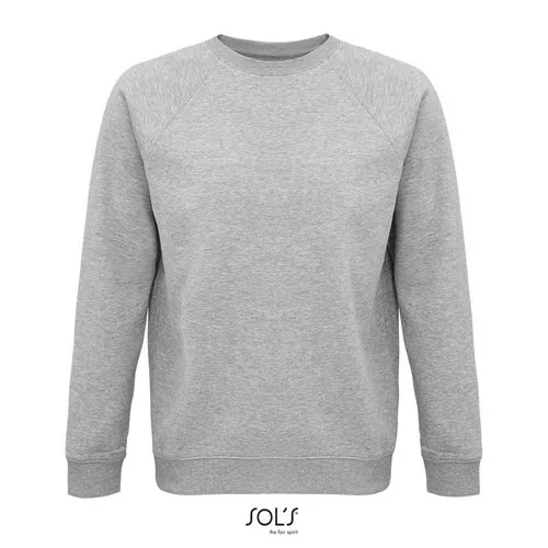 Sudadera unisex de cuello redondo con algodón orgánico 280GSM ref S03567