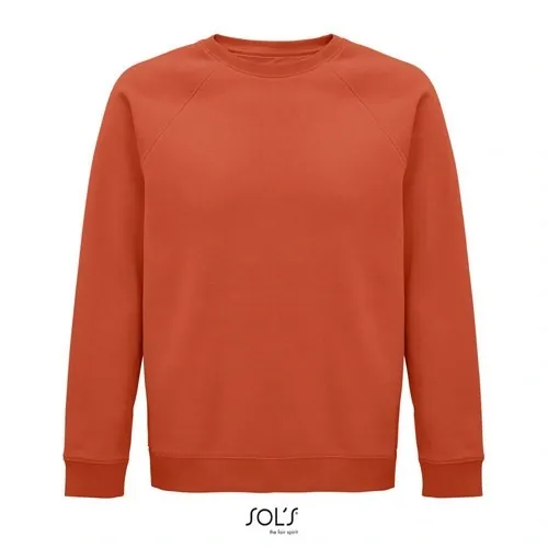 Sudadera unisex de cuello redondo con algodón orgánico 280GSM ref S03567