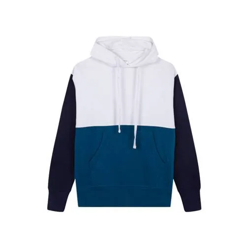 Sudadera unisex tricolor con capucha ajuste perfecto ref 8010