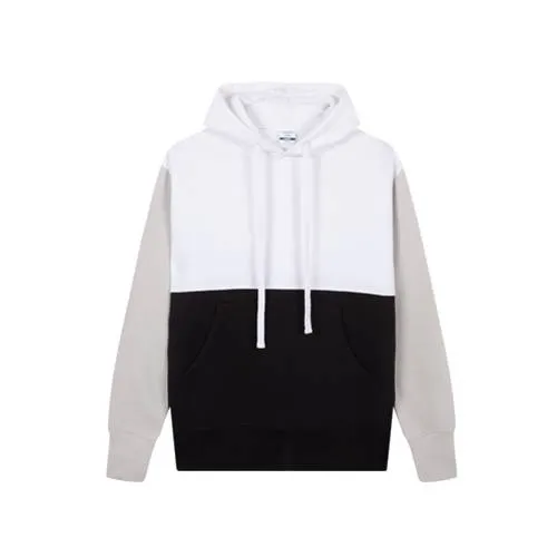 Sudadera unisex tricolor con capucha ajuste perfecto ref 8010