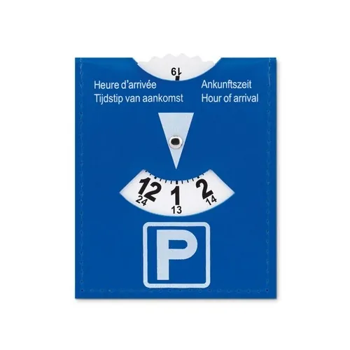 Tarjeta de aparcamiento PVC resistente ref MO9514 - Azul