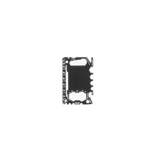 PEEBLES Tarjeta multifunción de acero inoxidable personalizable ref 98166 - Negro Back