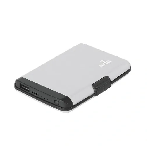 Tarjetero Power Bank Chefler personalizable con protección RFID ref 22353