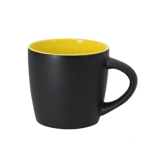 Taza Bibarsi personalizable diseño elegante en cerámica ref 22242 - Amarillo