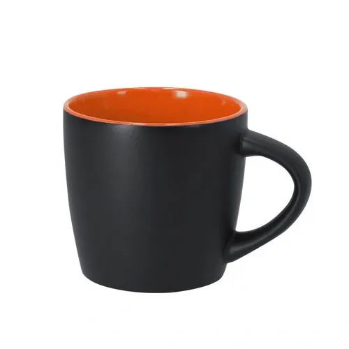 Taza Bibarsi personalizable diseño elegante en cerámica ref 22242 - Naranja