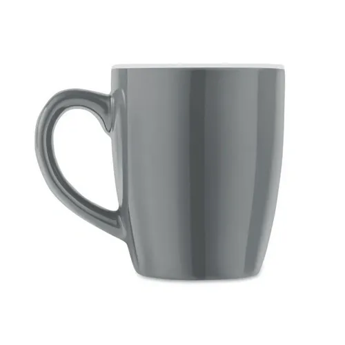 Taza de cerámica de 290 ml en caja de regalo ref MO9242 - Back Gris