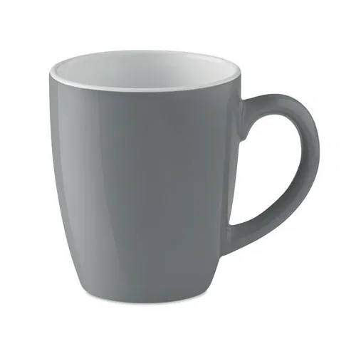 Taza de cerámica de 290 ml en caja de regalo ref MO9242 - Front Gris