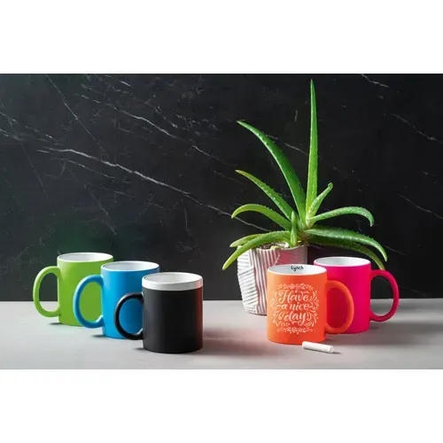 Taza cerámica con tiza para personalizar ref 93957 - Principal 01