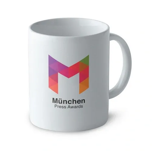 Taza clásica de cerámica 300 ml en caja de regalo ref KC7062 - Printed Blanco
