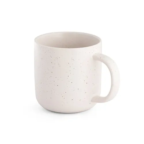 Taza de café rústica de cerámica apta para lavavajillas ref 94281 - Blanco Pastel