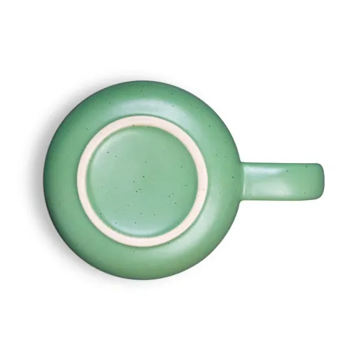 Taza de café rústica de cerámica apta para lavavajillas ref 94281 - Verde Claro 03