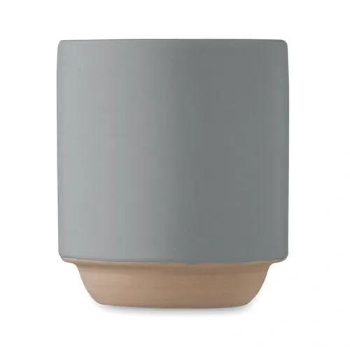 Taza apilable de cerámica ideal para ahorrar espacio ref MO2493 - Gris 2