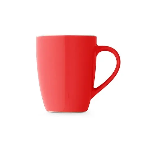 Taza de cerámica apta para lavavajillas ref 93832 - Rojo 01