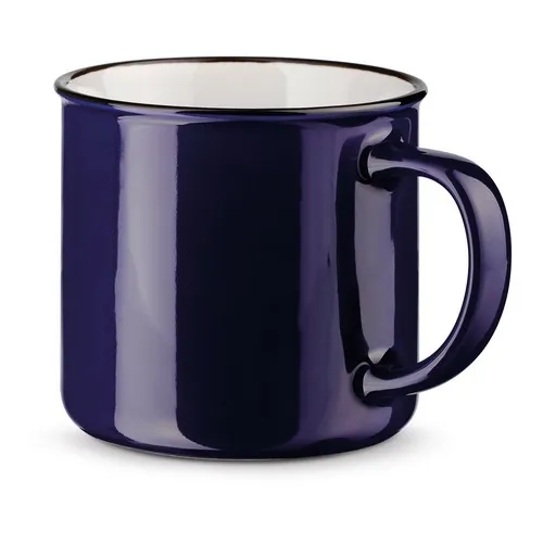 Taza de cerámica apta para lavavajillas ref 93836 - Azul Marino 01