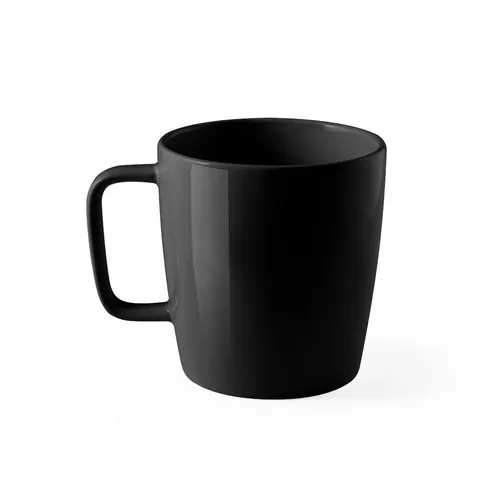 Taza de cerámica brillante apta para lavavajillas ref 94274 - Negro 02