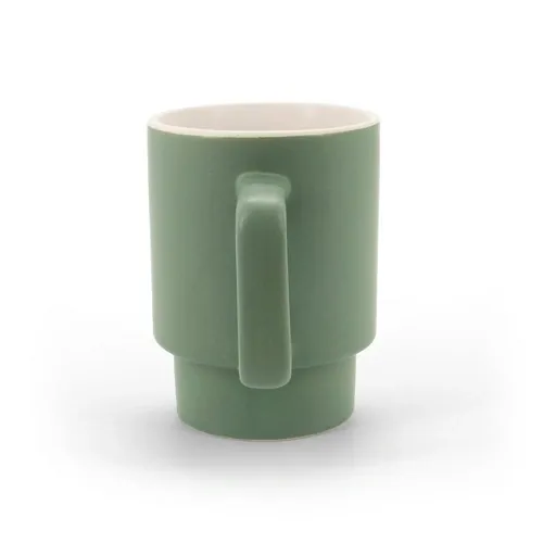 Taza de cerámica mate personalizable 330 ml en colores variados ref 94391 - Verde Militar