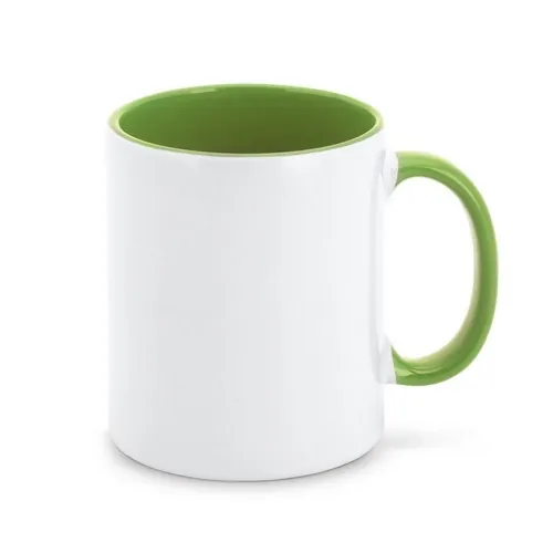 Taza de cerámica para sublimación apta para lavavajillas ref 93897 - Verde Claro