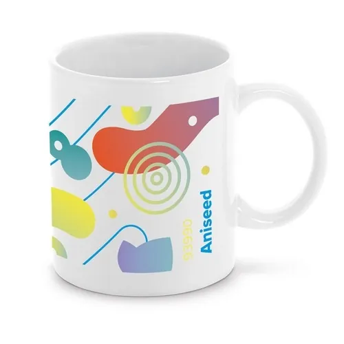 Taza de cerámica para sublimación apta para lavavajillas ref 93990 - Blanco