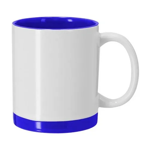 Taza de cerámica para sublimación con diseño a juego ref RA29 - Azul Royal