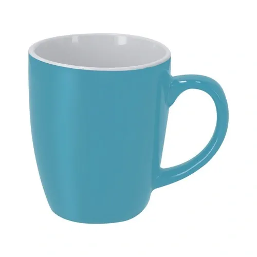 Taza de cerámica personalizable de 350 ml brillante ref 22160 - Azul Claro