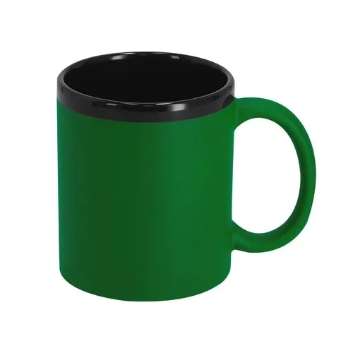 Taza de cerámica Sanlar personalizable con diseño elegante ref 22223 - Verde