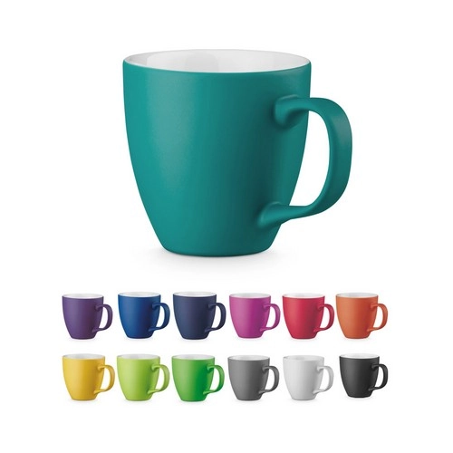 Taza de porcelana hidroglaseada acabado mate ref 94045