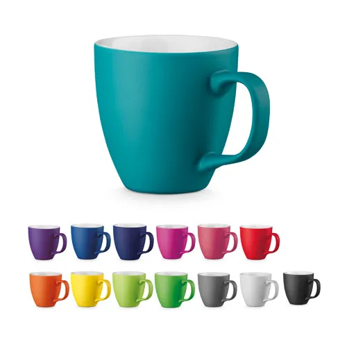 Taza de porcelana hidroglaseada acabado mate ref 94045