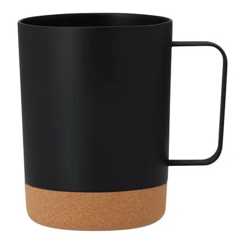 Taza de PP Reciclado con Asa Cuadrada ref JU16 - Negro