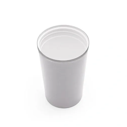 PHELPS CERAMIC Taza de viaje personalizable de acero inoxidable ref 94396 - Gris Claro Back