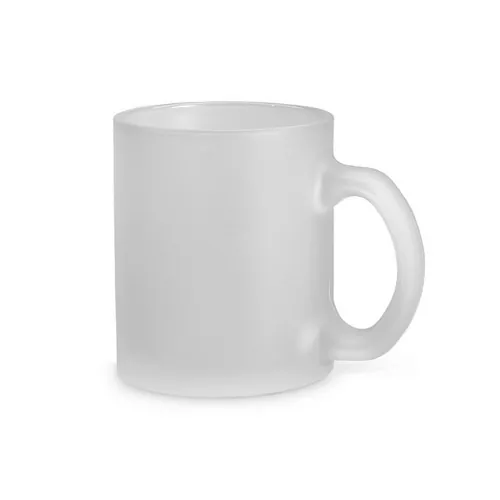 Taza de vidrio esmerilado efecto hielo en caja de regalo ref 93804 - 00
