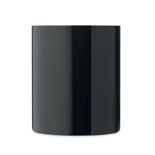 Taza de acero inoxidable doble pared con asa ergonómica ref MO6600 - Back Negro