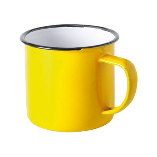 Taza metálica vintage con diseño retro ref WI12