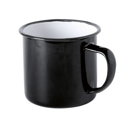 Taza metálica vintage con diseño retro ref WI12