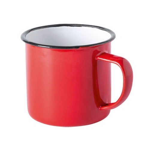 Taza metálica vintage con diseño retro ref WI12