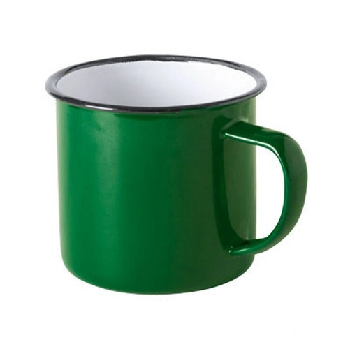 Taza metálica vintage con diseño retro ref WI12