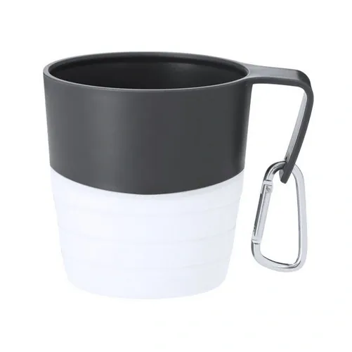 Taza plegable de silicona fácil de transportar ref MI35 - Blanco