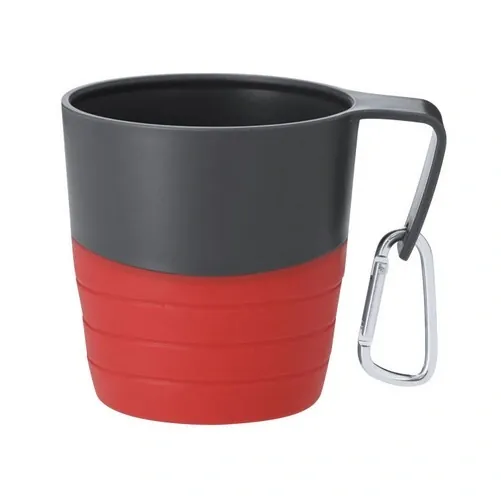 Taza plegable de silicona fácil de transportar ref MI35 - Rojo
