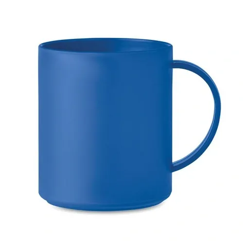 Taza reutilizable de PP con capacidad de 300 ml ref MO6256 - Azul
