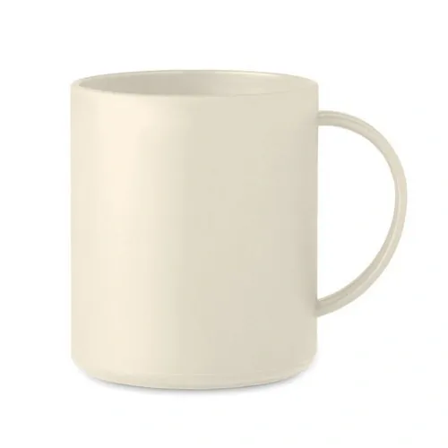 Taza reutilizable de PP con capacidad de 300 ml ref MO6256 - Beig
