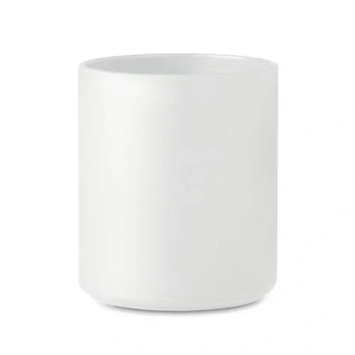 Taza reutilizable de PP con capacidad de 300 ml ref MO6256 - Side Blanco