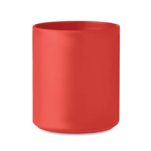 Taza reutilizable de PP con capacidad de 300 ml ref MO6256 - Side Rojo