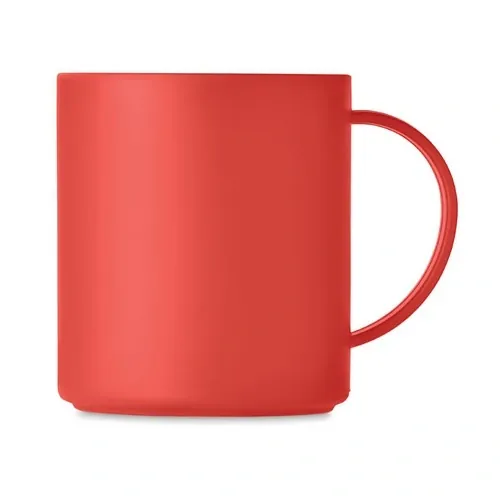 Taza reutilizable de PP con capacidad de 300 ml ref MO6256 - Top Rojo