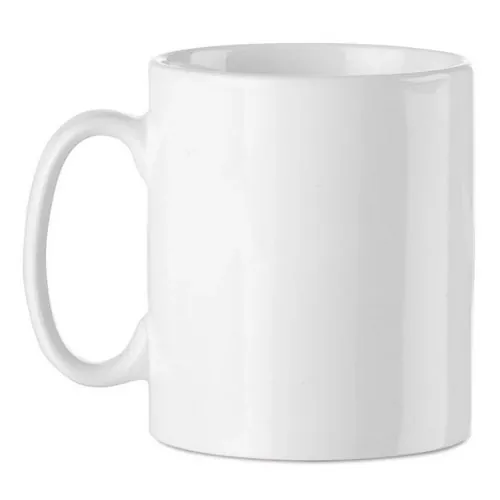 Taza de cerámica para sublimación 300 ml ref MO8040 - Back Blanco