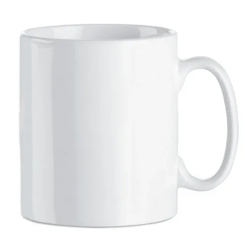 Taza de cerámica para sublimación 300 ml ref MO8040 - Blanco
