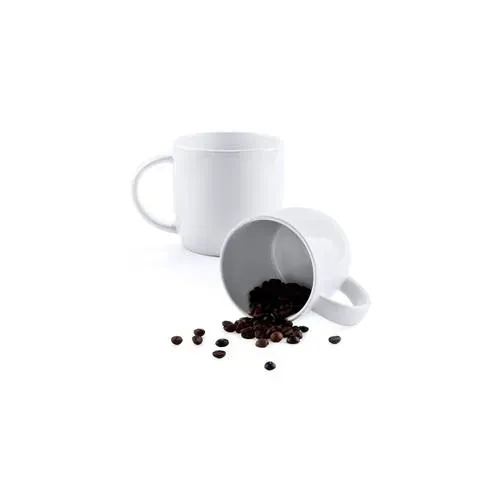 Taza de cerámica blanca para café largo ref 4749 - 00