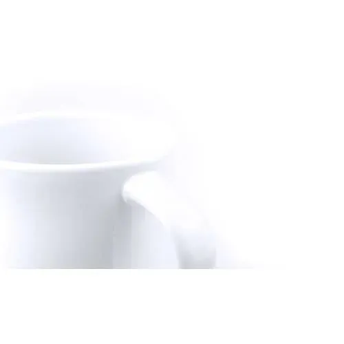 Taza de cerámica blanca para café largo ref 4749 - 01