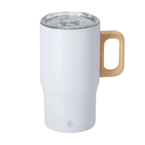 Taza térmica Zaran personalizable con diseño elegante ref 22062 - Blanco